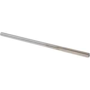 ALVORD POLK Chucking Reamer: 0.2495", 6" OAL, 1-1/2" Flute Length, Straight, Straight-Cylindrical, HSS 00110