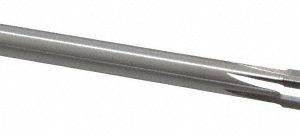 ALVORD POLK Chucking Reamer: 0.5010", 8" OAL, 2" Flute Length, Straight, Straight-Cylindrical, HSS 00178