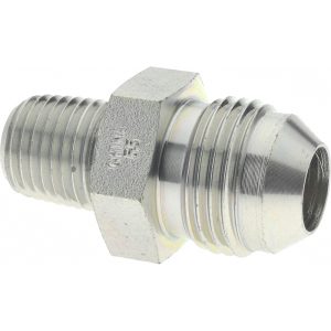 EATON Steel Flared Tube Connector: 1/2" OD, 37 deg Flared Angle 2021-4-8S