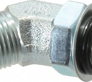 EATON Steel Flared Tube 45 Deg Straight Thread Elbow: 1/2" OD, 37 deg Flared Angle 2061-8-8S