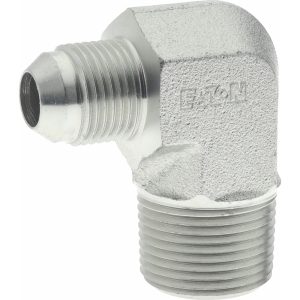 EATON Steel Flared Tube 90 Deg Male Elbow: 1/2" OD, 37 deg Flared Angle 2024-12-8S