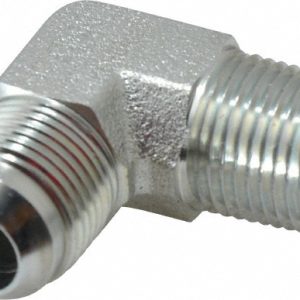 EATON Steel Flared Tube 90 Deg Male Elbow: 5/8" OD, 37 deg Flared Angle 2024-8-10S