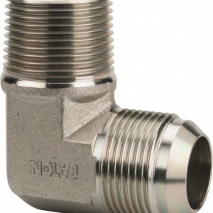 EATON Steel Flared Tube 90 Deg Male Elbow: 1" OD, 37 deg Flared Angle 2024-16-16S