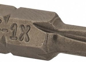 APEX Phillips Screwdriver Insert Bit: #1 Point, 1/4" Drive, 1" OAL 446-1X