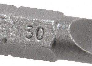 APEX 0.248" x 0.038" Blade, 1/4" Drive Slotted Screwdriver Bit 445-30X