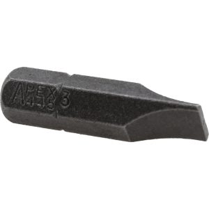 APEX 1/4" x 0.042" Blade, 1/4" Drive Slotted Screwdriver Bit 445-3X