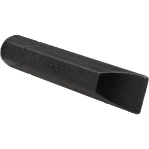 APEX 1/4" x 0.042" Blade, 1/4" Drive Slotted Screwdriver Bit 445-3-15X