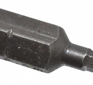 APEX Hex Screwdriver Insert Bit: 1/4" Drive, 1" OAL 185-2.5MM