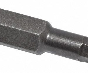 APEX Hex Screwdriver Insert Bit: 1/4" Drive, 1-5/16" OAL 185-4MM