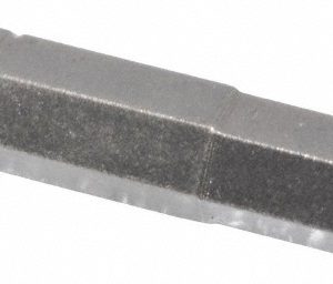 APEX Hex Screwdriver Insert Bit: 1/4" Drive, 1-5/16" OAL 185-6MM