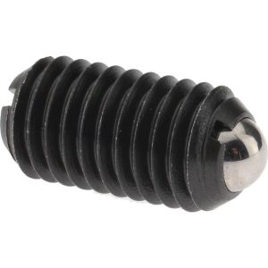GIBRALTAR Threaded Ball Plunger: M10 x 1.5, 0.236" Ball Dia, 0.748" Body Length, 0.079" Max Ball Reach MSW10-6B-G