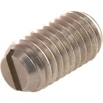 GIBRALTAR Threaded Ball Plunger: M8 x 1.25, 0.196" Ball Dia, 0.63" Body Length, 0.059" Max Ball Reach MSSW10-5BL-G