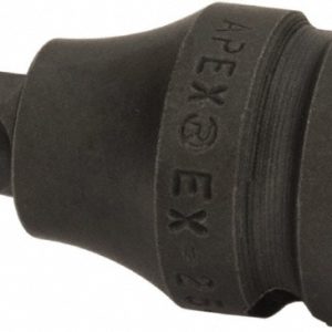 APEX Socket Adapter: Drive, 1/4" Square Male, 3/8" Square Female EX-254