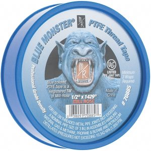 BLUE MONSTER 1/2" Wide x 1,429" Long General Purpose Pipe Repair Tape 70885