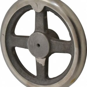 MORTON MACHINE WORKS Spoked Straight Handwheel: Cast Iron, Plain Finish HW-6