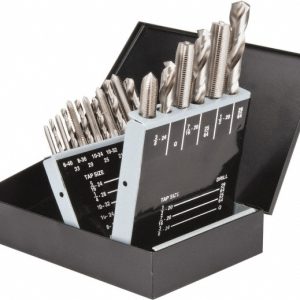 VALUE COLLECTION Tap & Drill Set: #6-40 to 1/2-20 Taps, 25/64 to 29/64" Drills 314-9582
