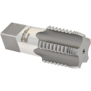 HERTEL 1-1/4 - 11-1/2 NPT, 5 Flutes, Bright Finish, High Speed Steel, Interrupted Thread Pipe Tap R127905-S