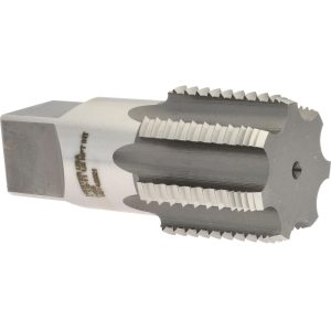 HERTEL 1-1/2 - 11-1/2 NPT, 7 Flutes, Bright Finish, High Speed Steel, Interrupted Thread Pipe Tap R127966-S