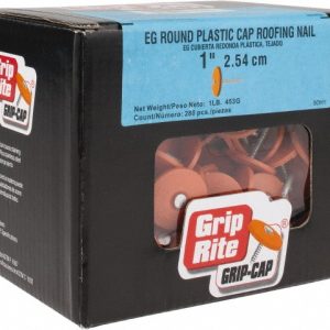 VALUE COLLECTION 2D, 12 Gauge, 1" OAL Roofing Nails 1PRCAP1