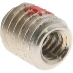 NORTHWESTERN TOOLS INC Thread Locking Insert: #4-40 Internal Thread, #10-32 External Thread, UNC, 7/32" OAL, Thread Repair 29101