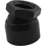 TE-CO 5/8-11, 1" Pad Dia, Uncoated Bottom, Steel Toggle Pad 44306
