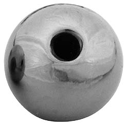 GIBRALTAR Ball Knob: Threaded Hole, 1-3/8'' Dia SSBK-047-G
