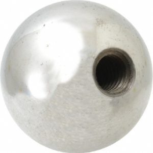 GIBRALTAR Ball Knob: Threaded Hole, 1-3/8'' Dia SBK-044-G