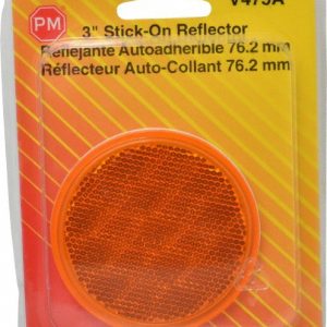 PETERSON 3" Diam, Amber Lens & Reflector V475A