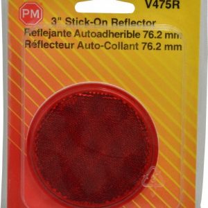 PETERSON 3" Diam, Red Lens & Reflector V475R