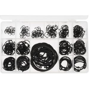 NOVA FASTENERS CO.INC. 337 Piece, 3/8 to 3", SpRing Assortment Steel, Snap Internal Retaining Ring Assortment NFC-KIT253