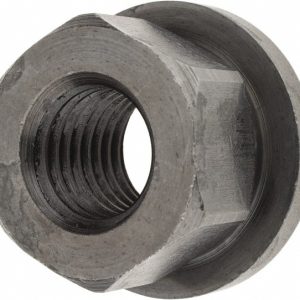 TE-CO 3/4-10, 1-5/8" Flange Dia, 1" High, 1-1/4" Across Flats, Flange Nut 41607