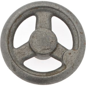 GIBRALTAR Spoked Straight Handwheel: Plain Finish CIHW-4-STR-G