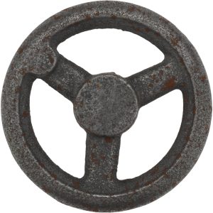 GIBRALTAR Spoked Straight Handwheel: Plain Finish CIHW-5-STR-G
