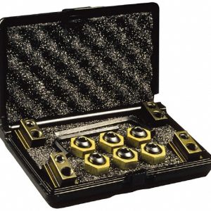 MITEE-BITE Fixture Clamp T-Slot Set: 12 Pc, 3/8-16 Stud Thread, 1/2" T-Slot, 0.75" Step Block Width 10642