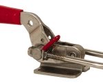DE-STA-CO Pull-Action Latch Clamp: Horizontal, 2,000 lb, U-Hook, Flanged Base 341-SS
