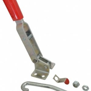 DE-STA-CO Pull-Action Latch Clamp: Horizontal, 1,000 lb, J-Hook, Flanged Base 381