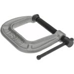 GIBRALTAR C-Clamp: 1-1/2" Max Opening, 1-1/2" Throat Depth, Cast Iron CCM00431