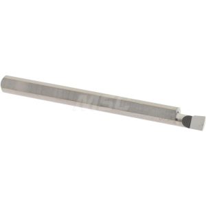 ACCUPRO Boring Bar: 0.1000" Min Bore, 0.1500" Max Depth, Right Hand, 1/8" Shank Dia, Submicron Solid Carbide B100150R