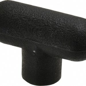 GIBRALTAR 3/8-16 Hole Thread, 2-1/4" Head Length, Thermoplastic, Female Insert Bar / Wing Knob G10-3081-B