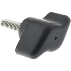GIBRALTAR 1/4-20 x 1, 1-1/4" Head Length, Thermoplastic, Threaded Stem Bar / Wing Knob G10-3084-B
