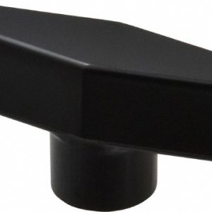 GIBRALTAR 5/16-18 Hole Thread, 2-1/2" Head Length, Thermoplastic, Female Insert Bar / Wing Knob G10-3092-A