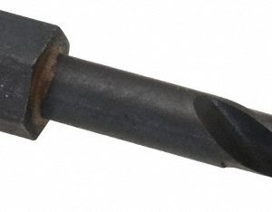 HERTEL Threaded Shank Drill Bit: #10, 135 &deg; Point, 1/4-28 Shank, High Speed Steel 953HS10SS-209