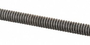 VALUE COLLECTION Fully Threaded Stud: #10-24 Thread, 3" OAL 407-1312