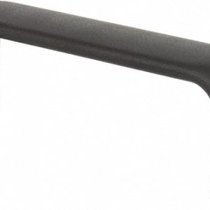 J.W. WINCO 4.13" Center to Center, Black Matte Finish Plastic Pull Handle 8300847