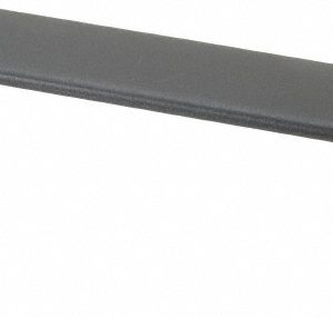 J.W. WINCO 5.2" Center to Center, Black Matte Finish Plastic Pull Handle 8300880