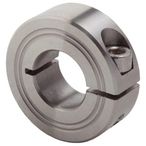 CLIMAX METAL PRODUCTS Shaft Collar: Clamp, 1-1/8" OD, Stainless Steel M1C-12-S