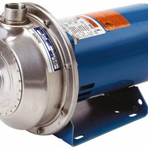 GOULDS PUMPS AC Straight Pump: 208 to 230/460V, 5.4/2.7A, 1-1/2 hp, 3 Phase, 316L Stainless Steel Housing, 316L Stainless Steel Impeller 100MS1F5B0