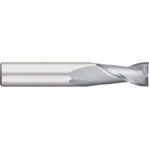 TITAN USA Square End Mill: 1/16" Dia, 1/4" LOC, 2 Flute, Solid Carbide TC10004