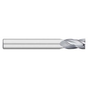TITAN USA Square End Mill: 1/2" Dia, 1" LOC, 4 Flute, Solid Carbide TC15532