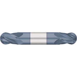 TITAN USA Ball End Mill: 1/8" Dia, 1/4" LOC, 4 Flute, Solid Carbide TC14708